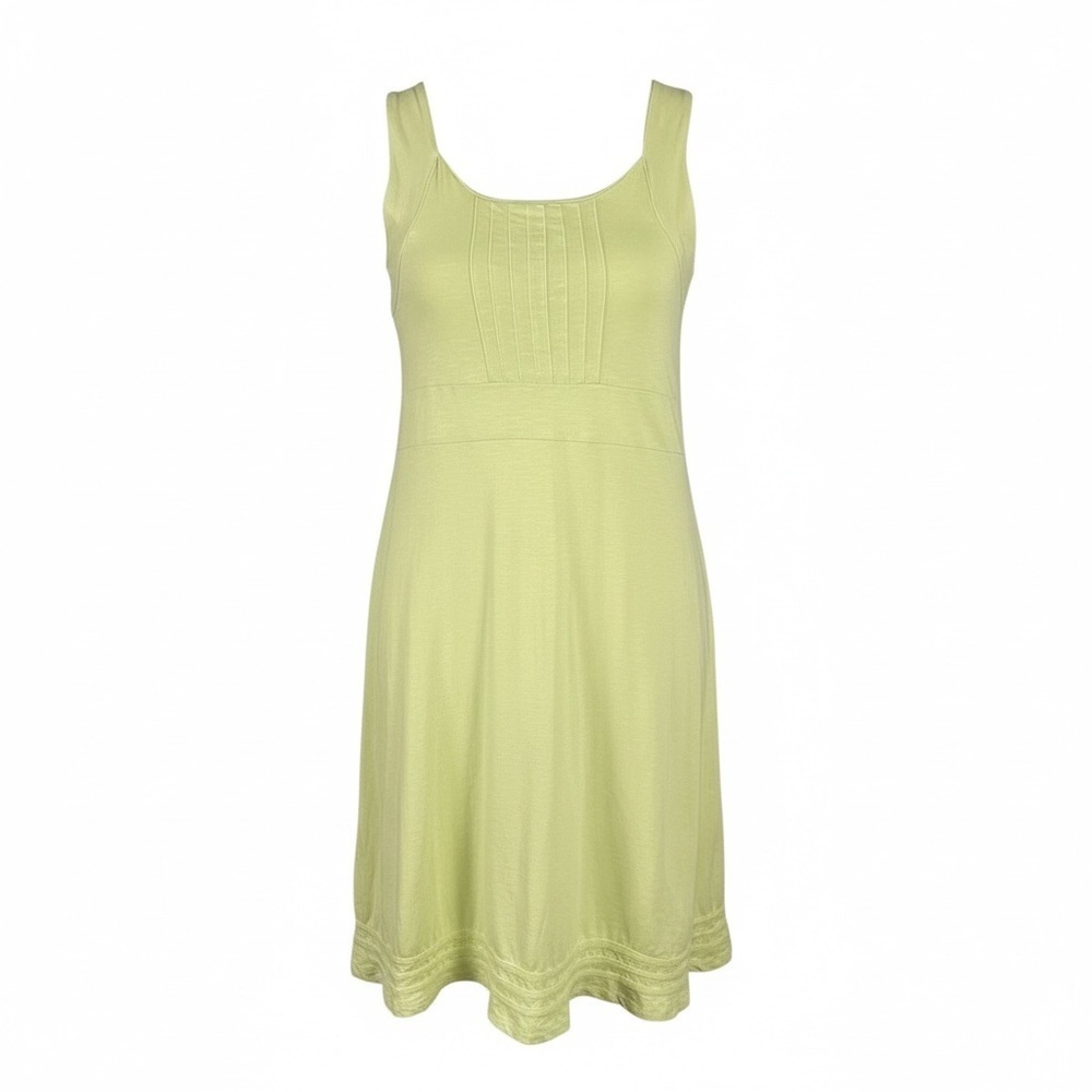 Horny Toad Lime Green Cutout Back Dress Boho Cottagecore Coastal Small - Picture 4 of 13